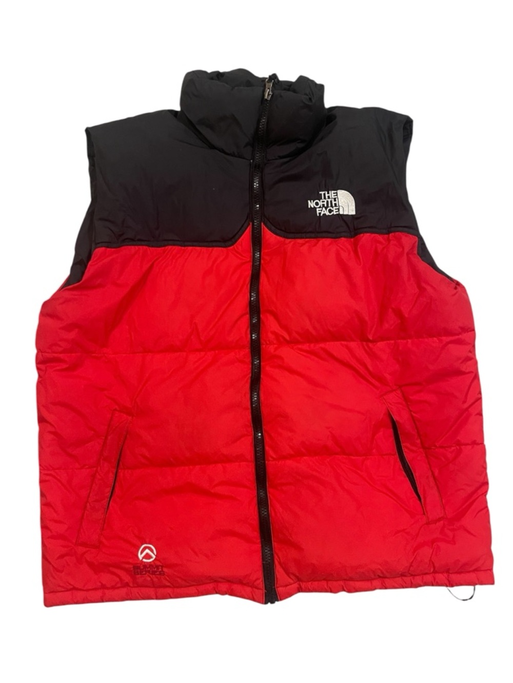 The North Face Men’s Summit Series Red and Black Down Vest